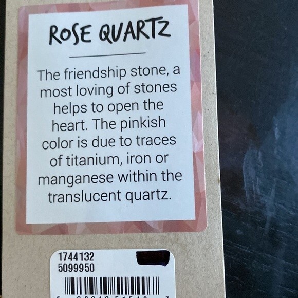 Rose quartz little bear pendant. - Picture 3 of 3